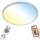 Deckenleuchte Briloner  42 Watt LED Smart Deckenlampe Silber 49 cm Fernbedienung CCT dimmbar
