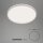 Deckenleuchte Briloner  42 Watt LED Smart Deckenlampe Silber 49 cm Fernbedienung CCT dimmbar