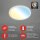 Smartes LED-Panel Slim S, Weiß, 18 Watt, dimmbar, smart steuerbar, CCT einstellbar – Briloner