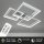 Briloner Deckenleuchte LED 40W Deckenlampe CCT Dimmbar Fernbedienung Schwenkbar Aluminium