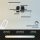 Deckenleuchte Briloner Frame LED 38W CCT Dimmbar Deckenlampe Schwenkbar Schwarz