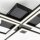 Deckenleuchte Briloner Frame LED 38W CCT Dimmbar Deckenlampe Schwenkbar Schwarz
