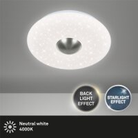 LED Deckenlampe Nalu, Weiß, 12 Watt,...