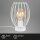 Tischleuchte Tischlampe, Weiß, 25 Watt, E27-Fassung, Ø 17,5 cm – Briloner