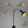 Wandleuchte Briloner E14-Fassung Ø 8CM Wandlampe Flexarm Schalter Spotl Bettleuchte Schwenkbar Bettlampe Schwarz-Gold