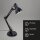 Tischleuchte Pixa, Schwarz, 25 Watt, E14-Fassung, 22,4 x 54,6 cm – Briloner