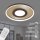 Briloner Deckenleuchte LED 25W Deckenlampe CCT Dimmbar Fernbedienung Gold-Braun