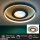 LED Deckenleuchte LED Deckenleuchte mit CCT-Steuerung, Gold-Braun, 25 Watt, dimmbar – Briloner