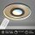 LED Deckenleuchte LED Deckenleuchte mit CCT-Steuerung, Gold-Braun, 25 Watt, dimmbar – Briloner