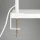 B-Kartonage Briloner Klemmleuchte LED Weiß Schraubgewinde Kaltweiß mit Flexarm