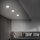 LED Deckenleuchte, Silber, 11 Watt, Sternenhimmel-Effekt, Ø 15,7 cm – Briloner