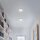 LED Deckenleuchte, Silber, 11 Watt, Sternenhimmel-Effekt, Ø 15,7 cm – Briloner