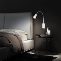 LED Wandleuchte Bettleuchte, Weiß, 5 Watt, 3000K, 2,6 x 6 x 69 cm – Briloner