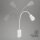 LED Wandleuchte Bettleuchte, Weiß, 5 Watt, 3000K, 2,6 x 6 x 69 cm – Briloner