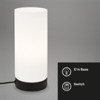 Tischleuchte, Schwarz / Weiß, 25 Watt (exkl.),...