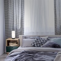 Tischleuchte, Schwarz / Weiß, 25 Watt (exkl.), Ø 10 cm – Briloner