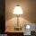 Tischleuchte Tischlampe, Silber, 25 Watt, E14-Fassung, Glas, Ø 10 cm – Briloner