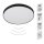 LED Deckenleuchte Sensor, Schwarz, 16 Watt, IP44, Ø 29 cm – Telefunken