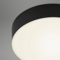 Deckenleuchte Briloner LED 16W Ø 21,2CM Deckenlampe Rahmenlos Rund 3000K Schwarz