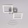 LED Deckenlampe Frame, Chrom / Alu, 12 Watt, 3000K, schwenkbar, 47 x 22,6 x 7,4 cm – Telefunken