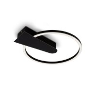LED Deckenleuchte Frame, schwarz, 12 Watt, Warmweiß, dimmbar, 29,5 x 34 x 4 cm – Briloner