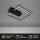 Briloner LED Deckenleuchte Schwarz Flach 3-Stufen-Dimmer Memory-Funktion 12W 1400lm Warmweiß