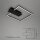 Briloner LED Deckenleuchte Schwarz Flach 3-Stufen-Dimmer Memory-Funktion 12W 1400lm Warmweiß