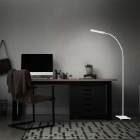 Stehleuchte Standleuchte Touch, Weiß, 6,5 Watt, 3000 – 6500K, dimmbar – Briloner