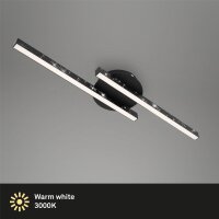 LED Deckenleuchte LED Deckenleuchte mit Laserlochoptik,...
