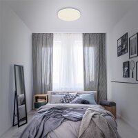 LED Deckenleuchte Sternenhimmel, Weiß, 24,5 Watt, 2400lm, 4000K – Briloner