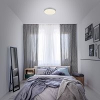 Deckenleuchte Briloner LED 21W silber Ø28,7cm Deckenlampe Sternenhimmel