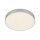 LED Deckenlampe, silber, 21 Watt, Neutralweiß, Sternenhimmel-Effekt, Ø 28,7 cm – Briloner