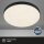 LED Deckenleuchte Flame Star, Schwarz, 24,5 Watt, 4000K, Sternenhimmel-Effekt – Briloner