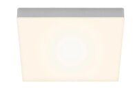 LED Deckenleuchte, silber, weiß, 21 Watt, Warmweiß, 28,7 x 28,7 x 3,6 cm – Briloner