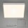 LED Deckenleuchte, silber, weiß, 21 Watt, 28,7 x 28,7 x 3,6 cm – Briloner