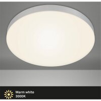 LED Deckenleuchte Rahmenlos, Silber, 24,5 Watt, Ø...