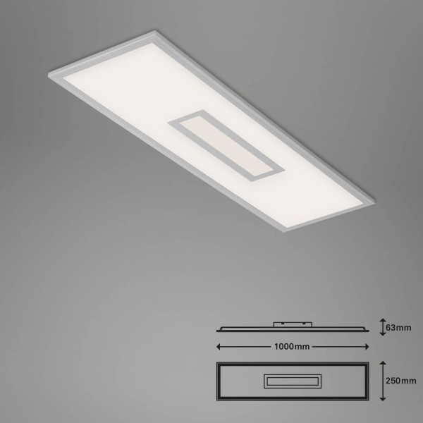 75,00 Deckenlampe SmartHom, 28W € B-Kartonage Deckenleuchte Briloner 100CM LED