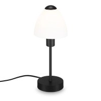 Tischleuchte Briloner E14-Fassung Tischlampe 32CM Kabelschalter Schwarz