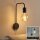 Wandlampe Bettlampe, Schwarz, 10 Watt, E27-Fassung, 19 x 8 x 33,5 cm – Briloner