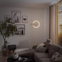 Deckenleuchte Briloner Nico LED 12W 34CM Deckenlampe Dimmbar Rund 3000K Gold-Braun