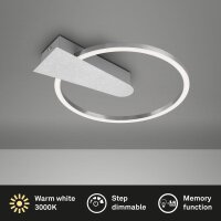 Deckenleuchte Briloner Nico LED 12W Ø 29,5CM...