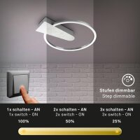 Deckenleuchte Briloner Nico LED 12W Ø 29,5CM...