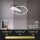 LED Deckenleuchte Nico, Aluminium, 12 Watt, dimmbar, 34 x 29,5 x 4 cm – Briloner