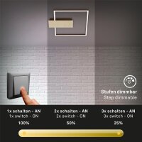 Deckenleuchte Briloner Frame Nico LED 12W 37,5CM...