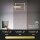 Deckenleuchte Briloner Frame Nico LED 12W 37,5CM Deckenlampe Dimmbar 3000K Gold-Braun