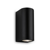 Briloner Außenleuchte 9,4W GU10 LED Außenwandlampe UP&Down Neutralweiß IP44 Schwarz