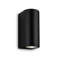 Briloner Brilo Outdoor Außenwandleuchte 9,4W GU10 Up & Down IP44 Schwarz