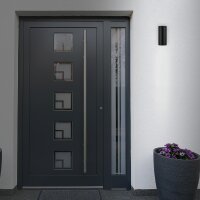 Briloner Brilo Outdoor Außenwandleuchte 9,4W GU10 Up & Down IP44 Schwarz