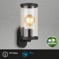 Außenleuchte Briloner Schwarz Gartenlampe Wandleuchte