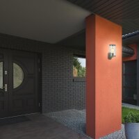 Außenleuchte Briloner Schwarz Gartenlampe Wandleuchte
